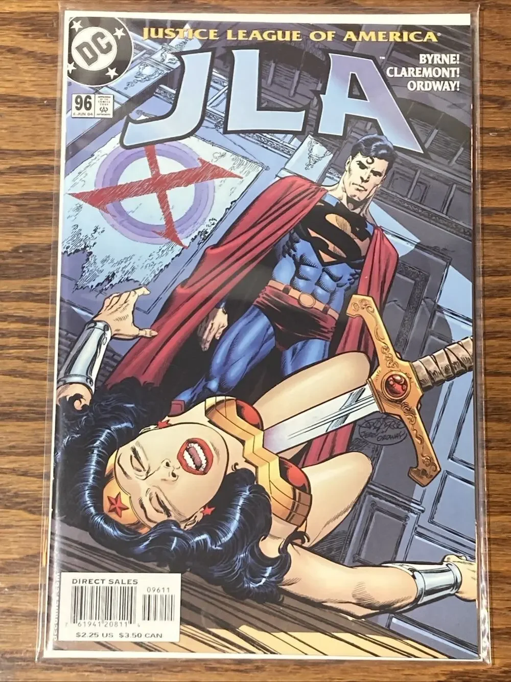 DC Comics JLA #96 The Heart of the Matter Wonder Woman Direct Edition